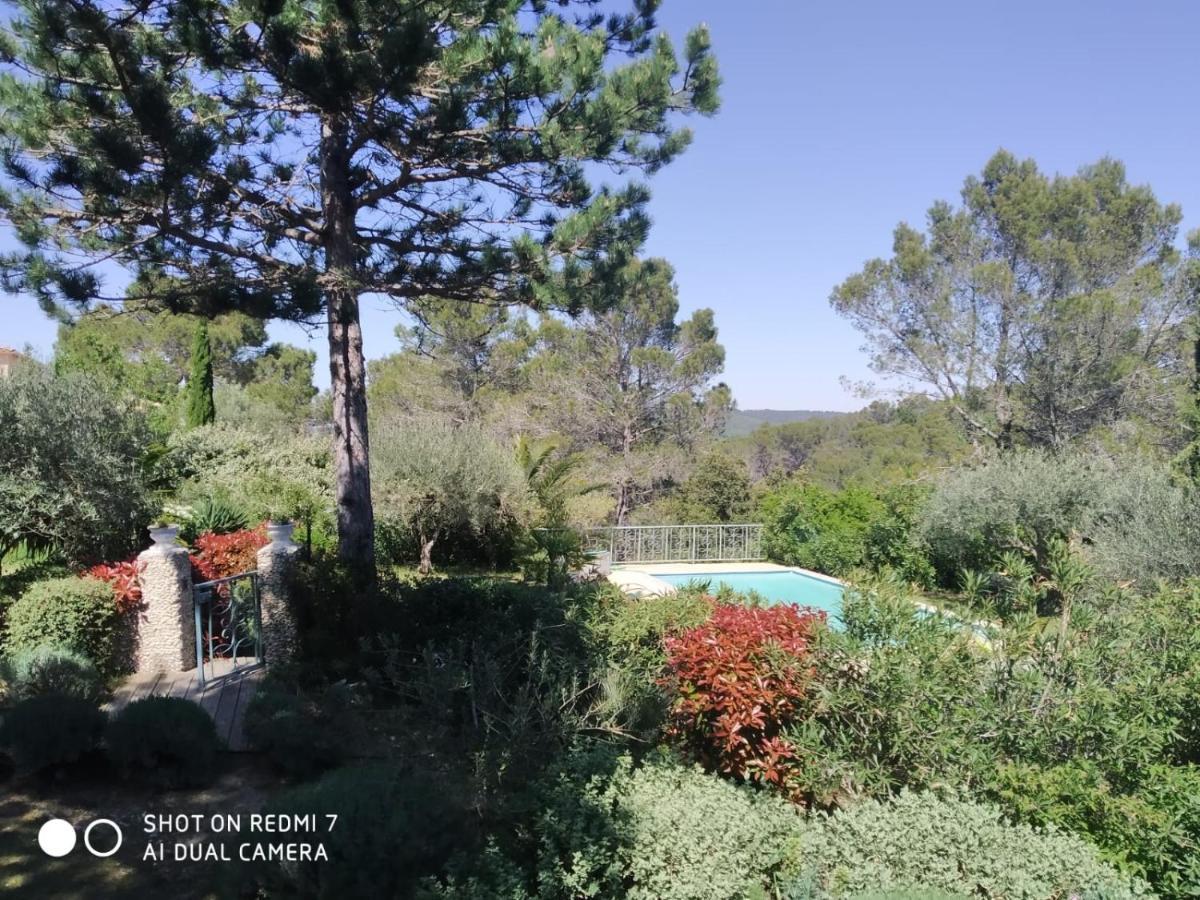 Proche Uzes Petit Gite Avec Grande Cuisine D'Ete Et Piscine Saint-Siffret Kültér fotó